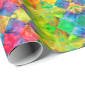 [Harlequin-Krawatte-Färbung] Fraktal Geschenkpapier (Rolleneckpunkt)