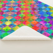 [Harlequin-Krawatte-Färbung] Karond-Fraktal geprüf Sherpadecke (3/4)