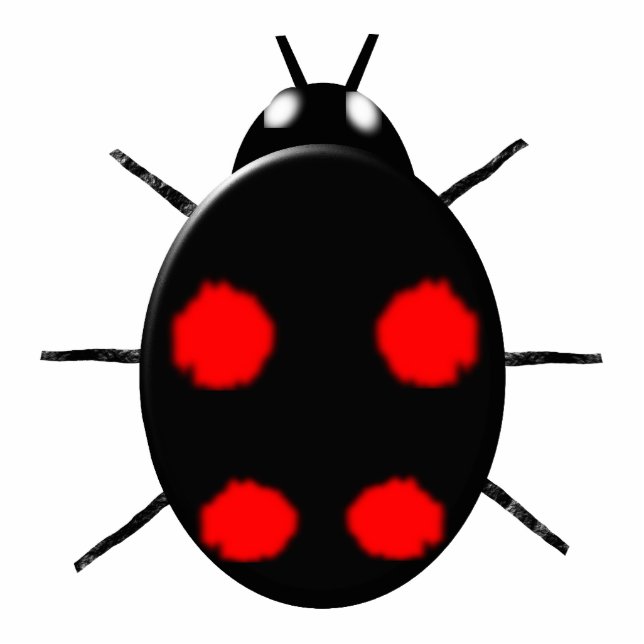 Harlequin Ladybird Fotoskulptur (Vorne)