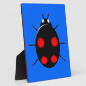 Harlequin Ladybird Plaque Fotoplatte (Seite)