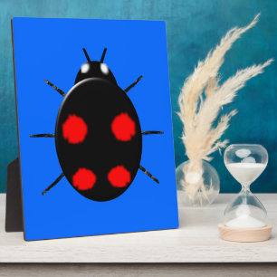 Harlequin Ladybird Plaque Fotoplatte