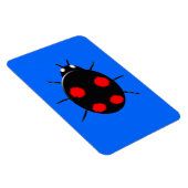 Harlequin Ladybird Premium Magnet (Rechte Seite)