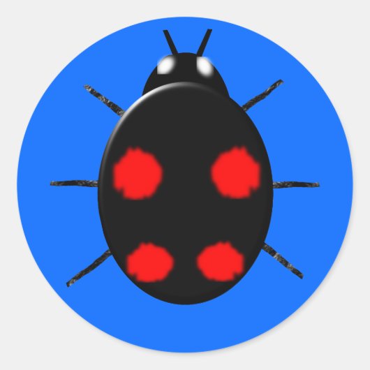 Harlequin Ladybird Sticker (Vorderseite)