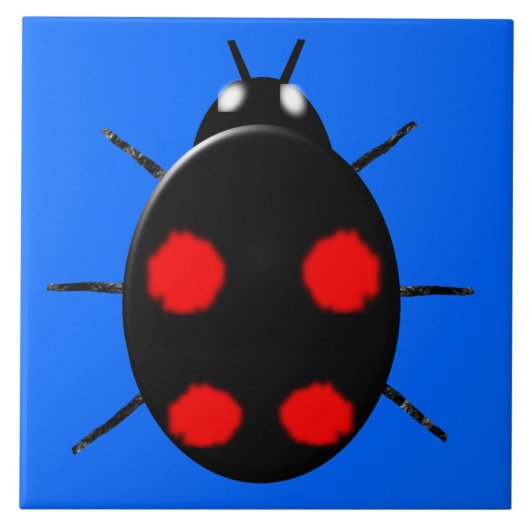 Harlequin Ladybird Tile Fliese (Vorderseite)