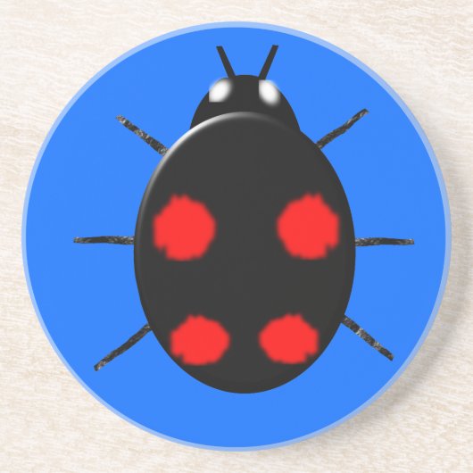 Harlequin Ladybird Untersetzer (Vorne)