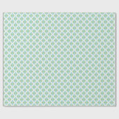 Harlequin Lattice in Green and Aqua Geschenkpapier (Flach)