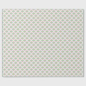 Harlequin Lattice in Pink and Green Geschenkpapier (Flach)