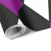 Harlequin lila Clownzirkus Geschenkpapier (Rolleneckpunkt)