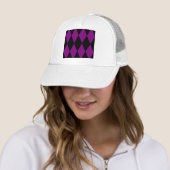 Harlequin lila truckerkappe (Beispiel)