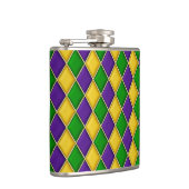 Harlequin Mardi Gras Flachmann (Rechts)