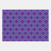 Harlequin marokkanisches Schachbrett DIY Colors Li Geschenkpapier Set (Vorderseite 2)