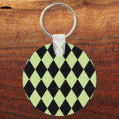 Harlequin Mint und Black Schlüsselanhänger (Vorderseite)