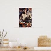 Harlequin mit Gitarre, 1917 Poster (Küche)