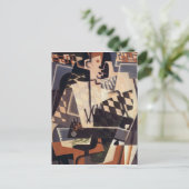 Harlequin mit Gitarre, 1917 Postkarte (Stehend Vorderseite)