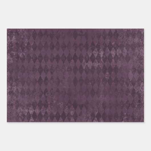 Harlequin-Muster Geschenkpapier Set (Vorderseite)