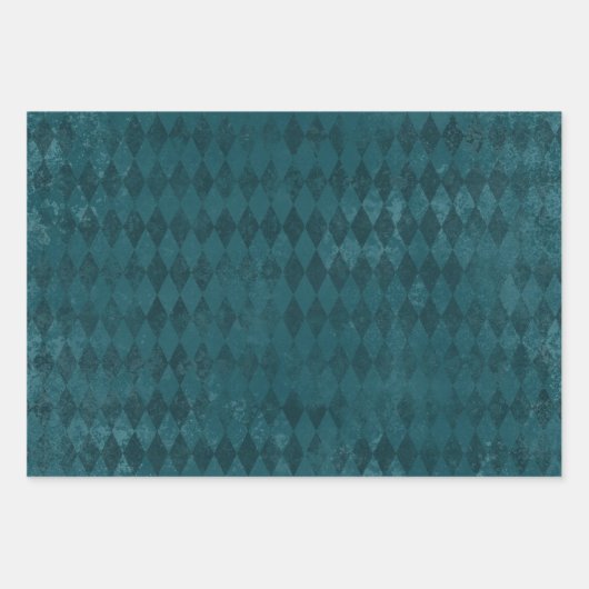 Harlequin-Muster Geschenkpapier Set (Vorderseite)