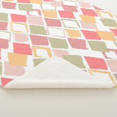 Harlequin Muster in Popkeln Sommerfarben Sherpadecke (3/4)