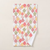 Harlequin Muster Popsicles Sommerfarben Diamant Badhandtuch Set (Handtuch)