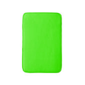Harlequin Neon Green Solid Color Badematte (Vorderseite Vertikal)