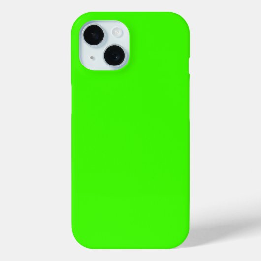 Harlequin Neon Green Solid Color Case-Mate iPhone Hülle (Rückseite)