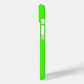 Harlequin Neon Green Solid Color Case-Mate iPhone Hülle (Rückseite / Links)