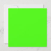 Harlequin Neon Green Solid Color Karte (Vorderseite)