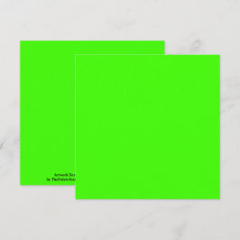 Harlequin Neon Green Solid Color Karte