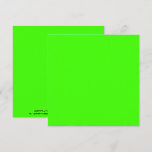 Harlequin Neon Green Solid Color Karte