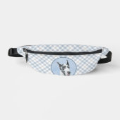 Harlequin Original Dog Art Bauchtasche (Vorderseite)