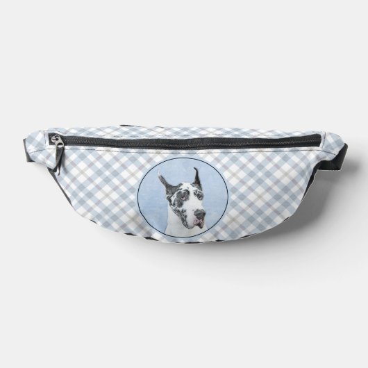 Harlequin Original Dog Art Bauchtasche (Ablage )