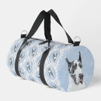 Harlequin Original Dog Art