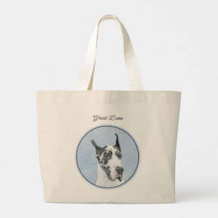 Harlequin Original Dog Art Jumbo Stoffbeutel