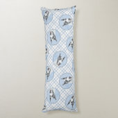 Harlequin Original Dog Art Seitenschläferkissen (Rückseite (Vertikal))