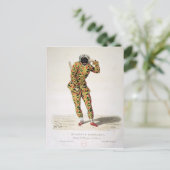 Harlequin Postkarte (Stehend Vorderseite)