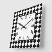 Harlequin Quadratische Wanduhr (Winkel)