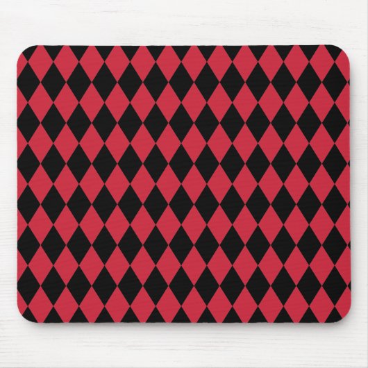Harlequin Red und Black Mousepad (Vorne)