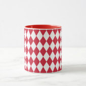 Harlequin Red und White Tasse (Zentrum)