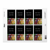 HARLEQUIN, rosa, lila gelb (Vorne)