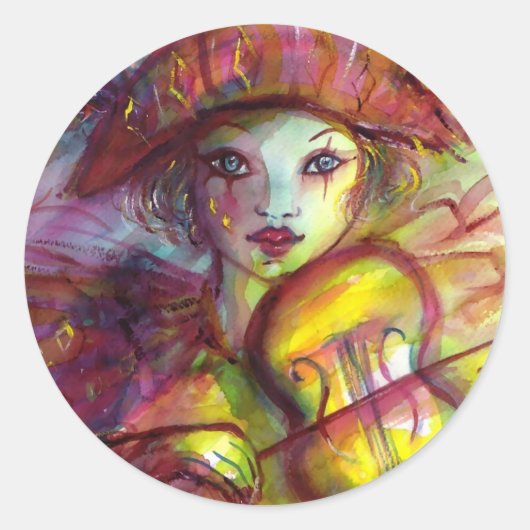 HARLEQUIN RUNDER AUFKLEBER (Vorderseite)