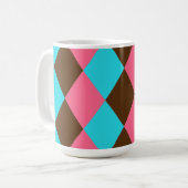 Harlequin, Schokolade Pastel Tasse (Vorderseite Links)