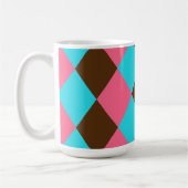 Harlequin, Schokolade Pastel Tasse (Links)