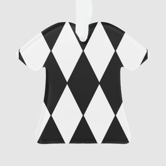 Harlequin schwarz-weiß ornament (Vorderseite)