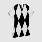 Harlequin schwarz-weiß ornament (Vorderseite)