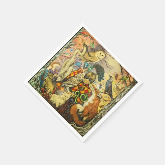 Harlequin Serviette (Ecke)