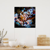 Harlequin Shrimp, Hymenocera picta, Poster (Küche)