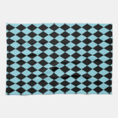 Harlequin Sky und Black Handtuch (Horizontal)