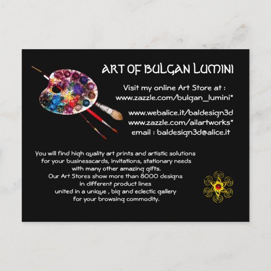 HARLEQUIN SPIELE VIOLIN Music, Maskenspiel Party Einladungspostkarte (Rückseite)