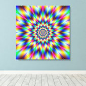 Harlequin Star Leinwanddruck (Insitu (Holzboden))