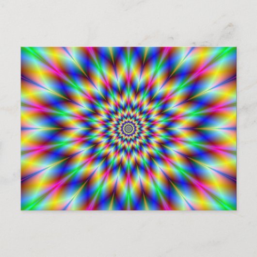 Harlequin Star Postkarte (Vorderseite)