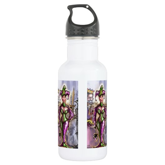 Harlequin Trinkflasche (Rückseite)